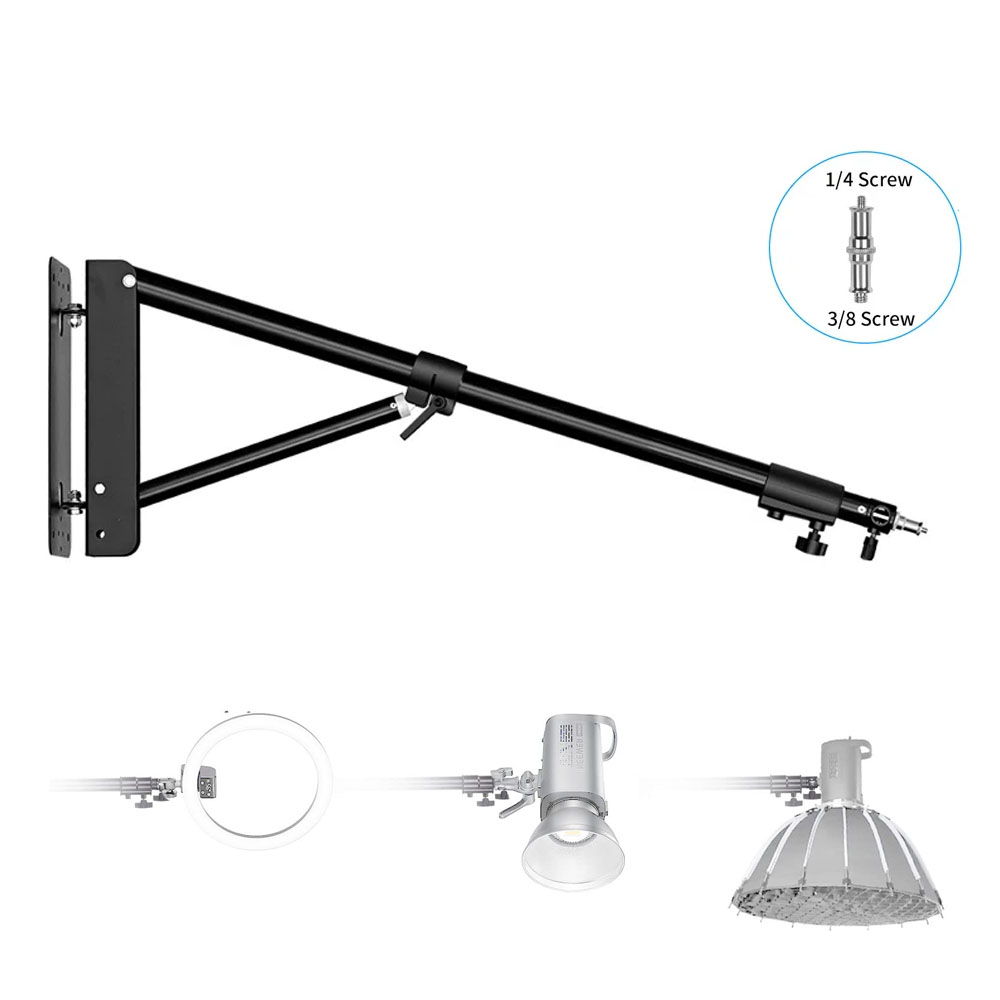 Photography Umbrella Light - 100/135/ 170cm montagem na parede triângulo