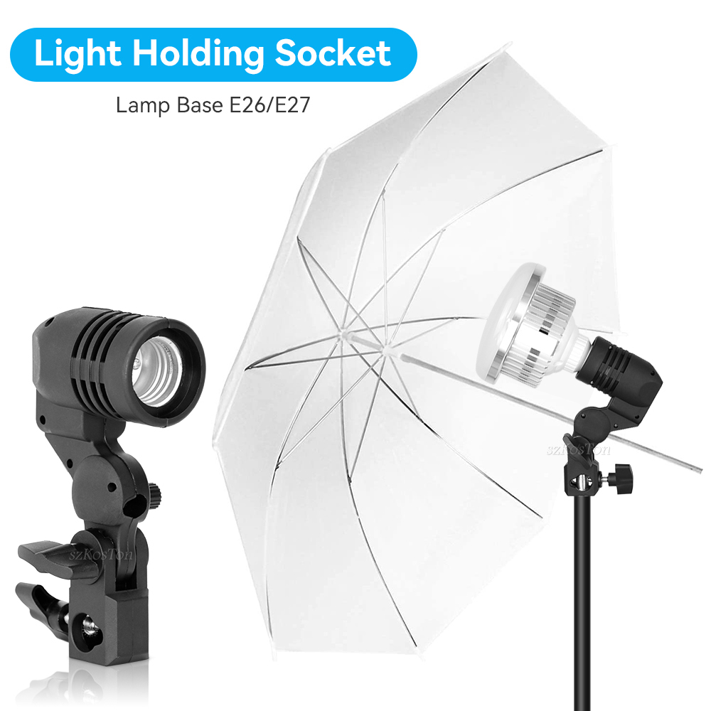 Photography Umbrella Light - Suporte de lâmpada de cabeça única