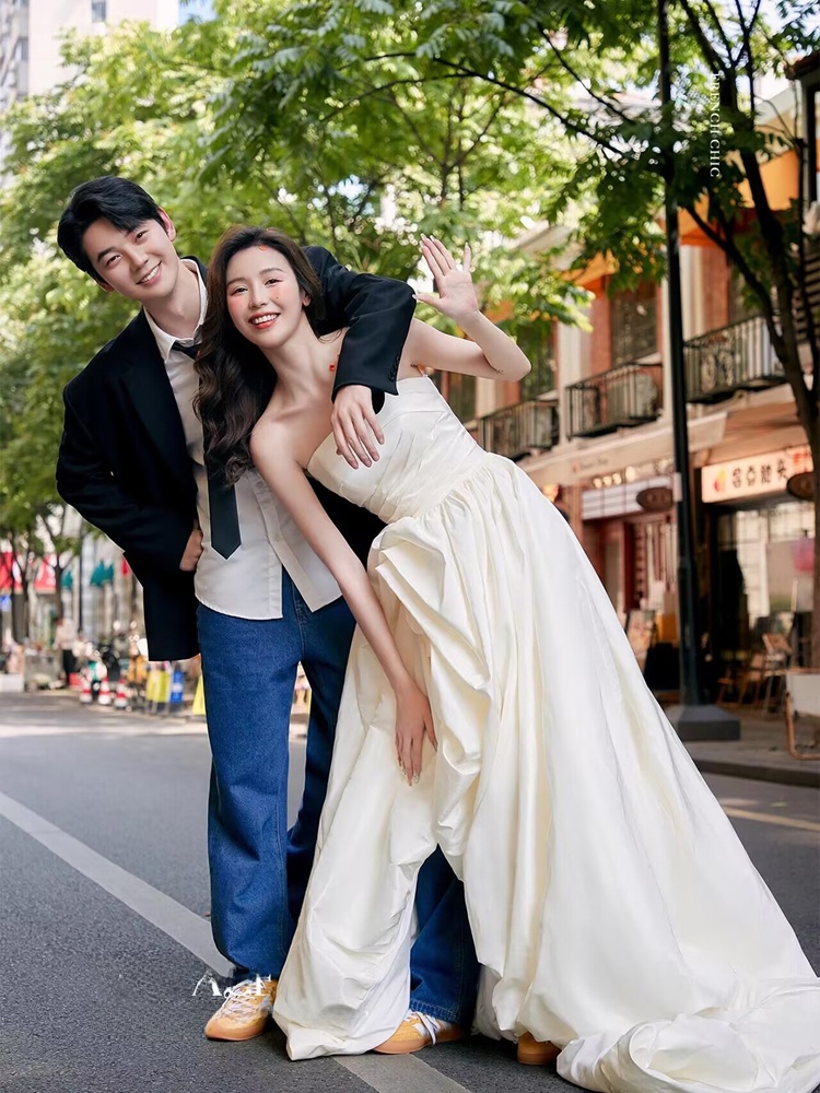 Photography Wedding - Vestido de Casamento Estilo Coreano Moderno
