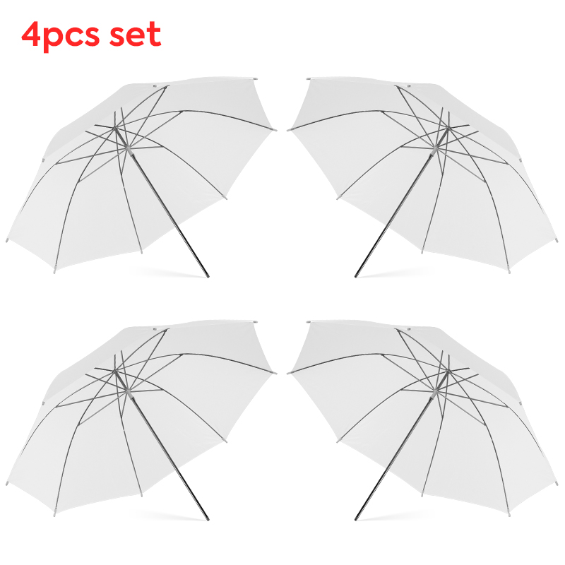 Photography Umbrella Light - Guarda-chuva difusor de luz branca transparente