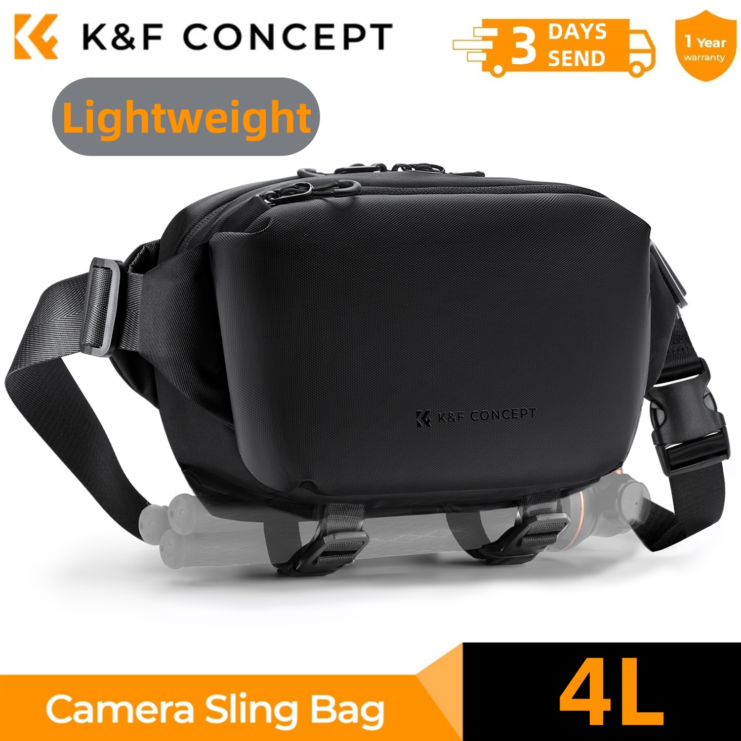 Photography Camera - Bolsa de ombro para câmera K&F