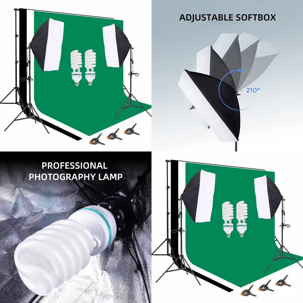 Photography Umbrella Light - Equipamento de Estúdio Fotográfico 2.6*3m, Suporte