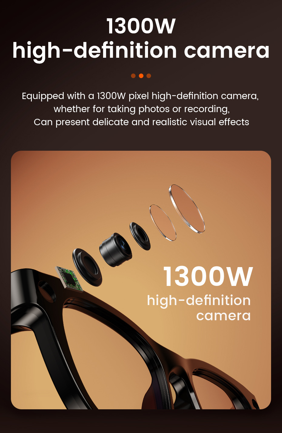 Óculos Inteligentes AI de 1300 - Photography Translate avaliação e preço