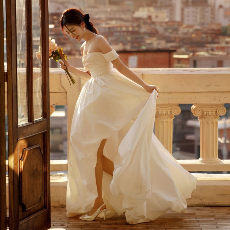 Vestido de Noiva Simples de Um - Photography Wedding avaliação e preço