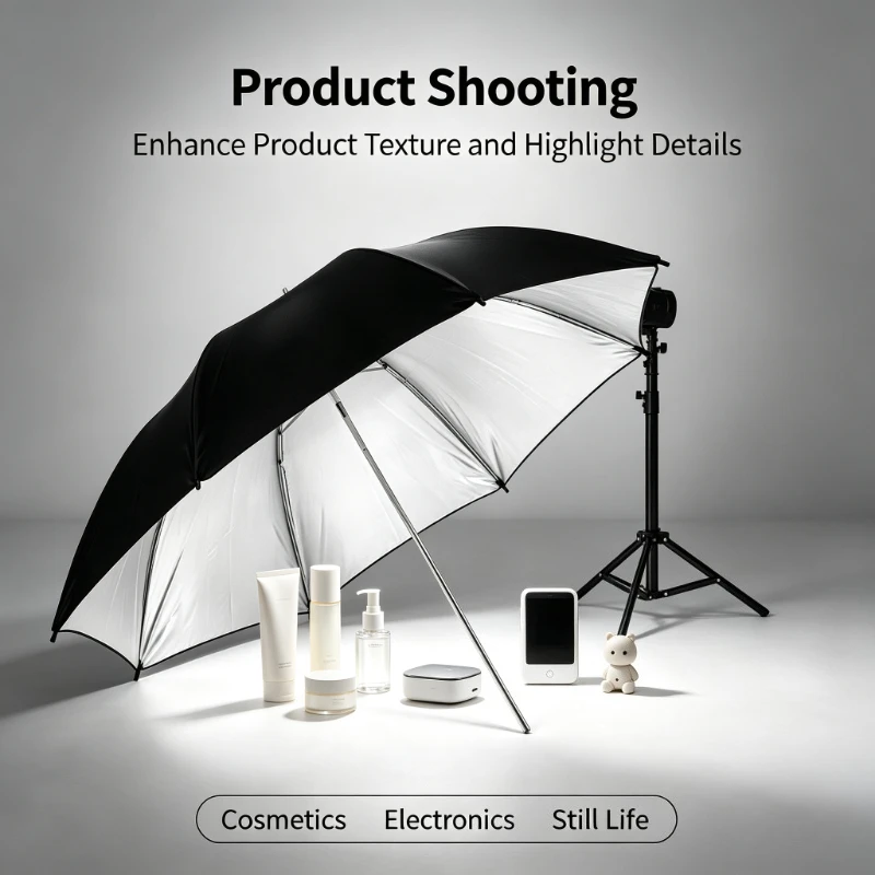 Guarda-chuva Refletor Preto Du - Photography Umbrella Light avaliação e preço