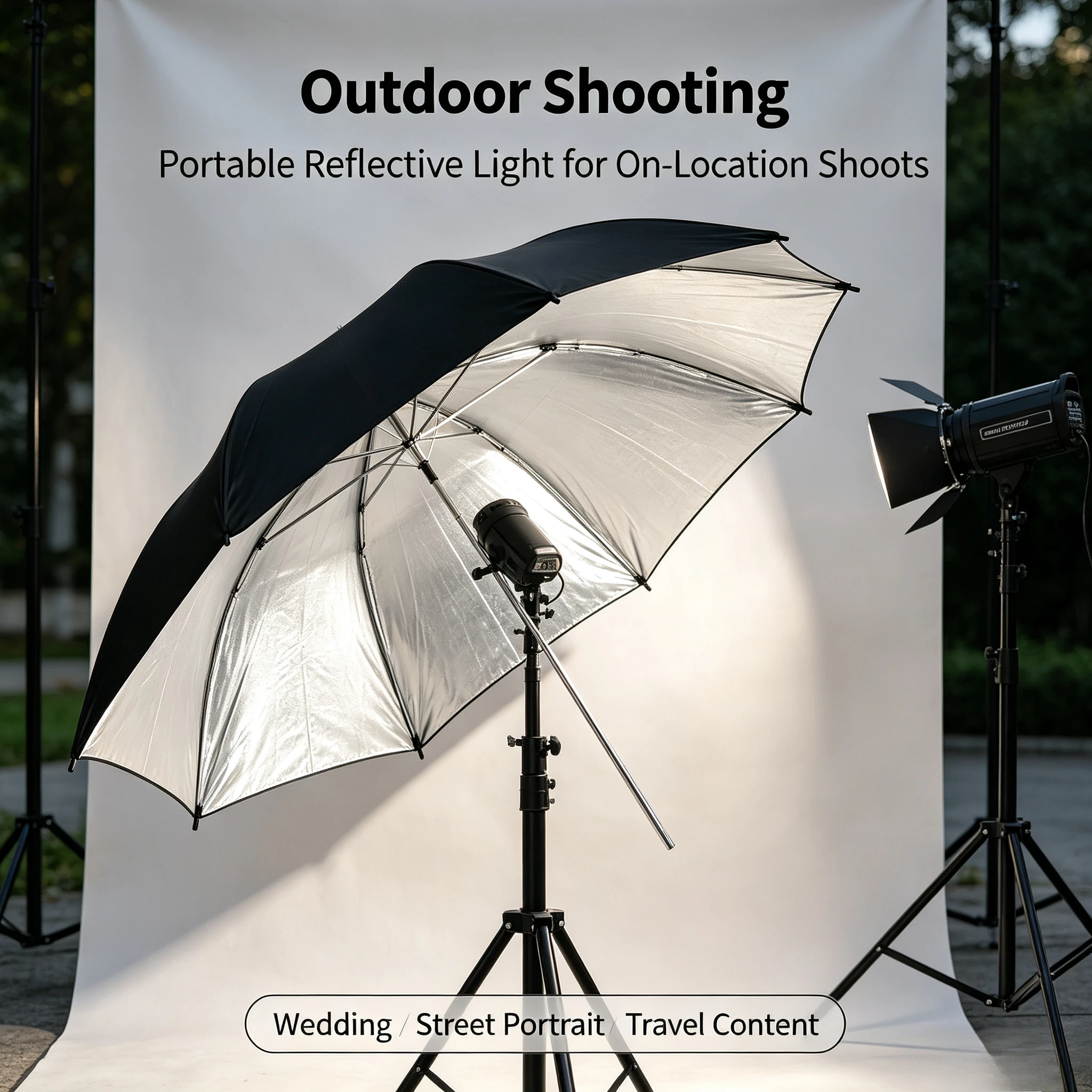 Guarda-chuva Refletor Preto Du - Photography Umbrella Light avaliação e preço