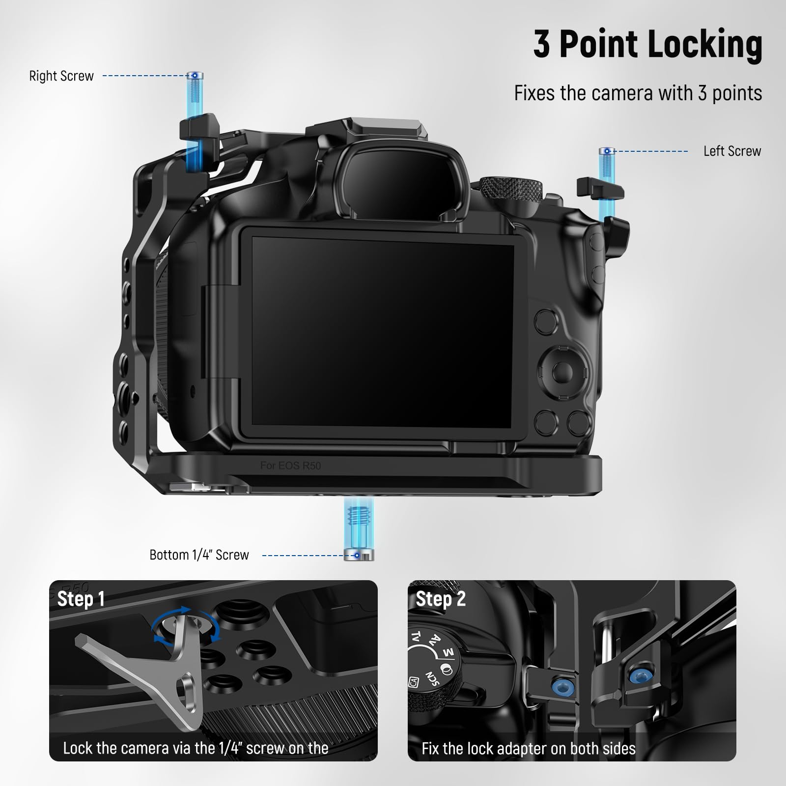 Gaiola de câmera NEEWER R50 co - Camera Cage Rig avaliação e preço