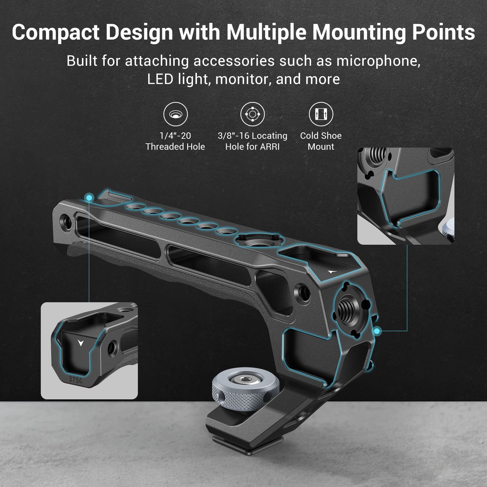 Smallrig nato alça superior li - Camera Cage Rig avaliação e preço