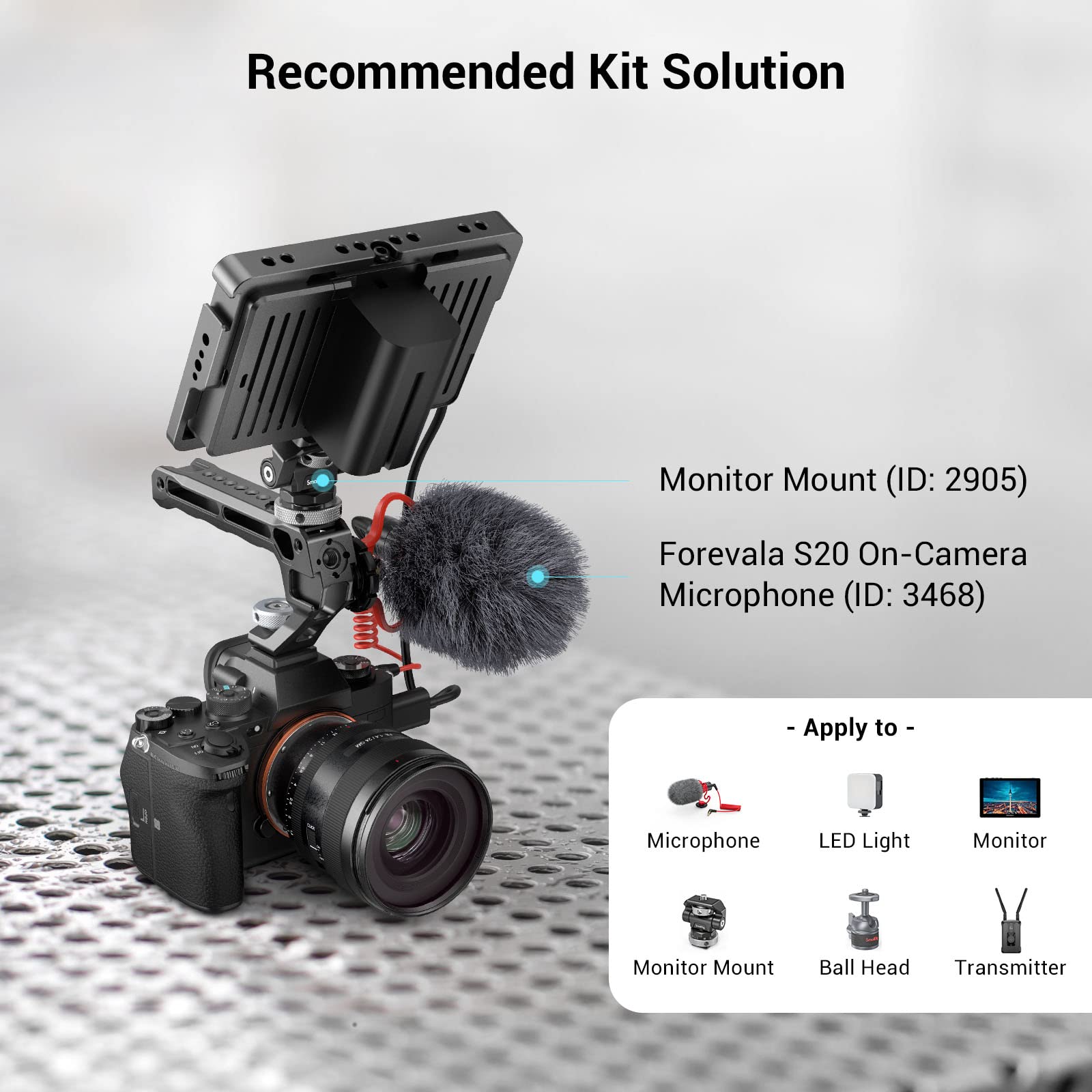 Smallrig nato alça superior li - Camera Cage Rig avaliação e preço