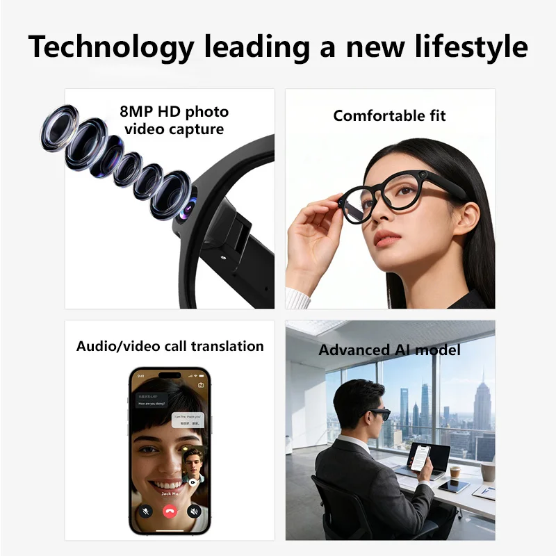 Óculos Inteligentes Lenovo AI  - Photography Translate avaliação e preço